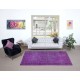 Hand Knotted Turkish Area Rug in Purple, Ideal for Home & Office Decor