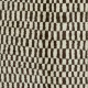 Hand Knotted Tulu Rug in Brown & Beige. All Wool. Modern Checkered Bespoke Carpet
