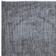 Gray Handmade Area Rug, Decorative Turkish Carpet, Woolen Floor Covering