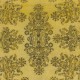 Contemporary Handmade Turkish Rug with Floral Garden Design & Yellow Background