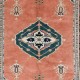 Modern Handmade Rug with Medallion, Turkish Carpet with Fringe, 100% Wool