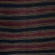 Hand-Woven Striped Anatolian Kilim Rug, Flat-Weve Vintage Carpet 100% Wool