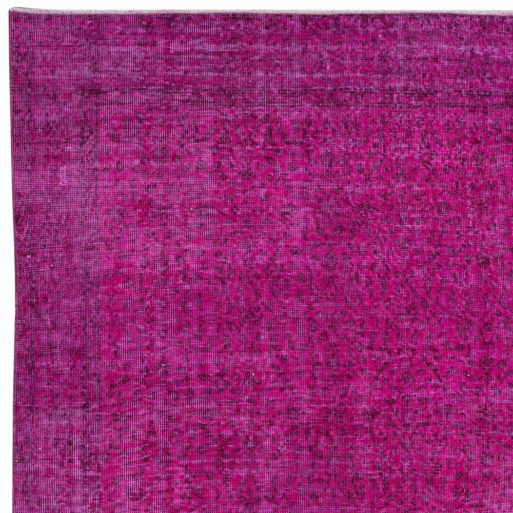 Pink Rug From Turkey, Great 4 Modern Interiors, Handmade Floral Carpet