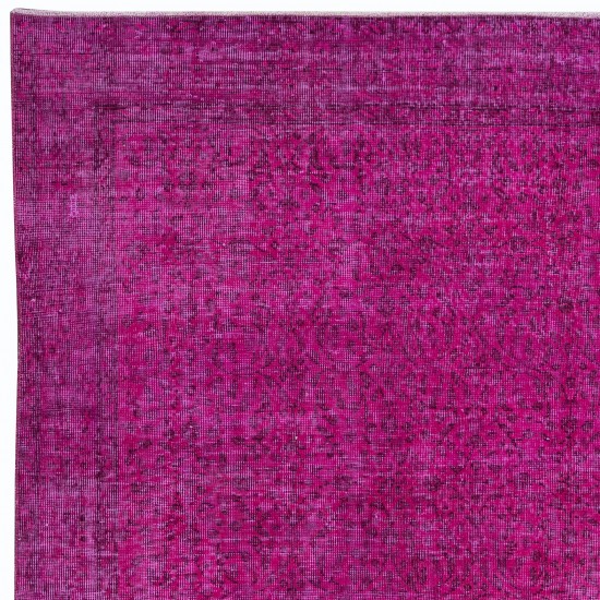 Pink Rug From Turkey, Great 4 Modern Interiors, Handmade Floral Carpet