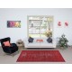 Red Turkish Rug, Handmade Bohemian & Eclectic Carpet