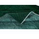 Hand-Made Turkish Area Rug in Forest Green, Modern Carpet, Woolen Floor Covering