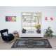 Gray Handmade Turkish Area Rug for Living Room, Entryway, Bedroom, Dining Room & Kids Room