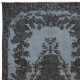 Gray Handmade Turkish Area Rug for Living Room, Entryway, Bedroom, Dining Room & Kids Room