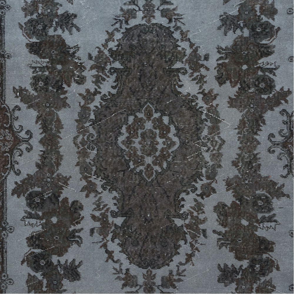 Gray Handmade Turkish Area Rug for Living Room, Entryway, Bedroom, Dining Room & Kids Room