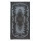 Gray Handmade Turkish Area Rug for Living Room, Entryway, Bedroom, Dining Room & Kids Room