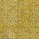 Handmade Floral Pattern Turkish Area Rug with Amber Yellow Border & Mustard Yellow Background