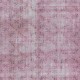 Handmade Area Rug in Soft Pink, Modern Turkish Wool Carpet, Redyed Floor Covering