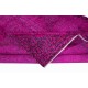 Hot Pink Anatolian Area Rug with Medallion, Modern Handmade Carpet