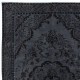 Handmade Turkish Rug in Dark Gray, Great 4 Modern Interiors