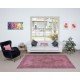 Pink & Violet Purple Handmade Area Rug from Turkey, Room Size Upcycled Carpet, Modern Living Room Carpet