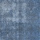 Sky Blue Modern Area Rug, Handwoven and Handknotted in Turkey. Floral Patterned Living Room Carpet
