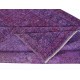 Purple Handmade Floor Rug for Nursery, Turkish Carpet for Living Room, Modern Rug for Bedroom