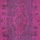 Pink Handmade Contemporary Rug, Turkish Carpet with Medallion, Living Room Rug