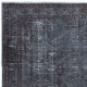 Modern Hand Knotted Area Rug in Maroon Red & Gray. Living Room Carpet from Turkey