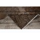 Modern Turkish Area Rug, Brown Handmade Carpet with Medallion Design