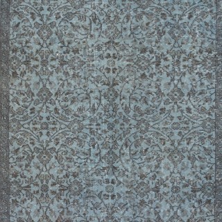 Sky Blue Handmade Turkish Floral Pattern Rug for Living Room, Entrance, Bedroom, Dining Room & Kids Room Sky Blue Handmade Turkish Floral Pattern Rug for Living Room, Entrance, Bedroom, Dining Room & Kids Room