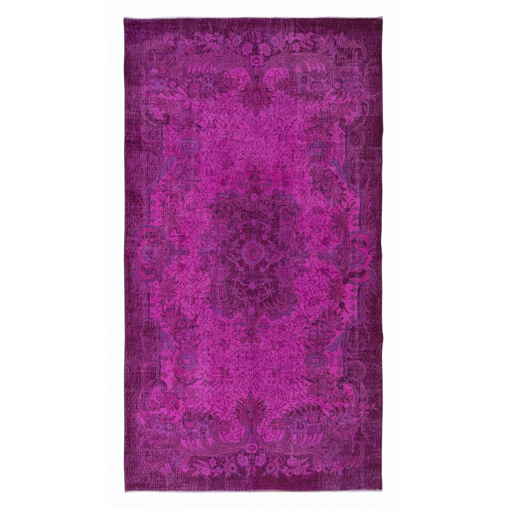 Splendid Handmade Pink Area Rug from Turkey, Modern Living Room Carpet, Kid's Room Rug