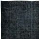 Home Decor Carpet in Gray & Black, Handmade Turkish Rug, Great 4 Modern Interiors