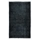 Home Decor Carpet in Gray & Black, Handmade Turkish Rug, Great 4 Modern Interiors