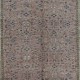 Traditional Vintage Handmade Turkish Area Rug with Floral Design