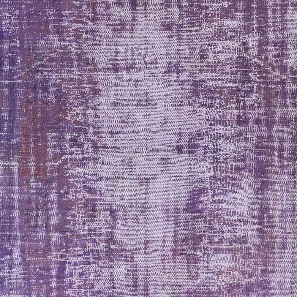 Modern Turkish Area Rug in Orchid Purple. Handmade Carpet for Bedroom Aesthetic