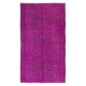 Modern Floral Pattern Rug in Pink, Handwoven and Handknotted in Turkey