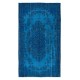 Blue Home Decor Carpet, Handmade Turkish Rug, Great 4 Modern Interiors