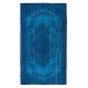 Blue Home Decor Carpet, Handmade Turkish Sparta Rug, Great 4 Modern Interiors