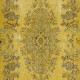 Contemporary Living Room Carpet in Yellow, Hand Knotted Turkish Area Rug with Medallion Design