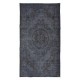 Gray Handmade Rug for Living Room, Modern Turkish Carpet for Dining Room & Kitchen, Boho Rug for Entryway & Children's Room