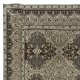 Floral Patterned Vintage Rug, Handmade Turkish Carpet for Country Homes, Very Good Condition