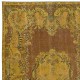 Rust & Amber Yellow Handmade Turkish Rug for Contemporary Interiors