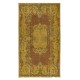 Rust & Amber Yellow Handmade Turkish Rug for Contemporary Interiors