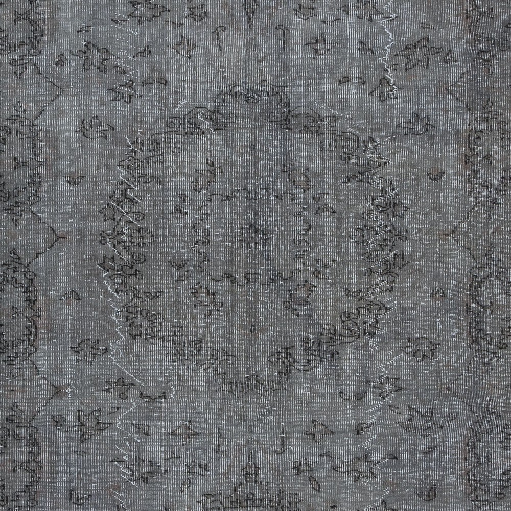 Gray Handmade Turkish Area Rug for Living Room, Entrance, Bedroom, Dining Room & Kids Room