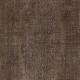 Brown Re-Dyed Handmade Turkish Wool Area Rug for Modern Home & Office Decor