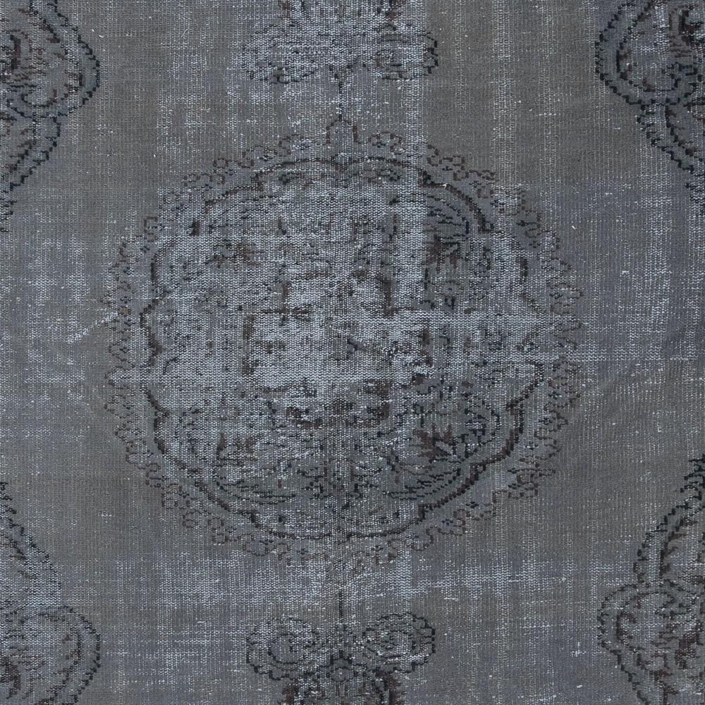 Gray Handmade Turkish Area Rug for Living Room, Entrance, Bedroom, Dining Room & Kids Room