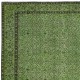 Handmade Turkish Area Rug in Green, Contemporary Floral Carpet, Art for the Floor