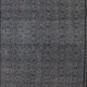 Handmade Gray Indoor-Outdoor Rug with Floral Design, Contemporary Anatolian Carpet