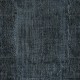 Handmade Charcoal Gray Area Rug from Turkey, Modern Anatolian Wool Carpet in Black