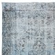 Light Blue Handmade Turkish Rug for Living Room, Modern Sky Blue Carpet for Dining Room & Kitchen