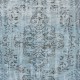 Light Blue Handmade Turkish Rug for Living Room, Modern Sky Blue Carpet for Dining Room & Kitchen