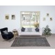 Contemporary Turkish Area Rug. Gray & Brown Colors. Handmade Carpet for Modern Interiors