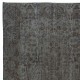 Contemporary Turkish Area Rug. Gray & Brown Colors. Handmade Carpet for Modern Interiors