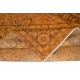 Hand-Made Turkish Area Rug in Orange, Modern Carpet, Woolen Floor Covering
