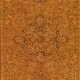 Hand-Made Turkish Area Rug in Orange, Modern Carpet, Woolen Floor Covering